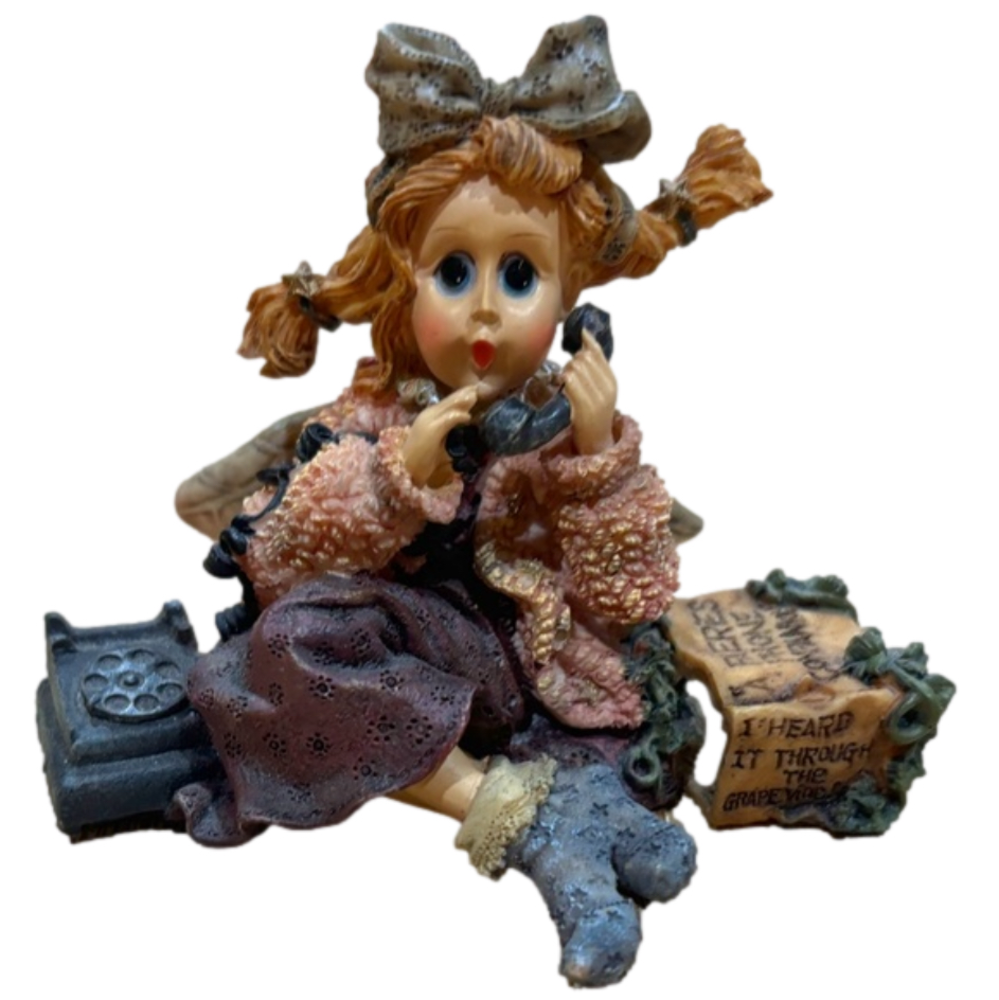Vtg 1997 Boyds Bears Gabrielle "Gabby" Faeriejabber...The Phone Faerie Figurine